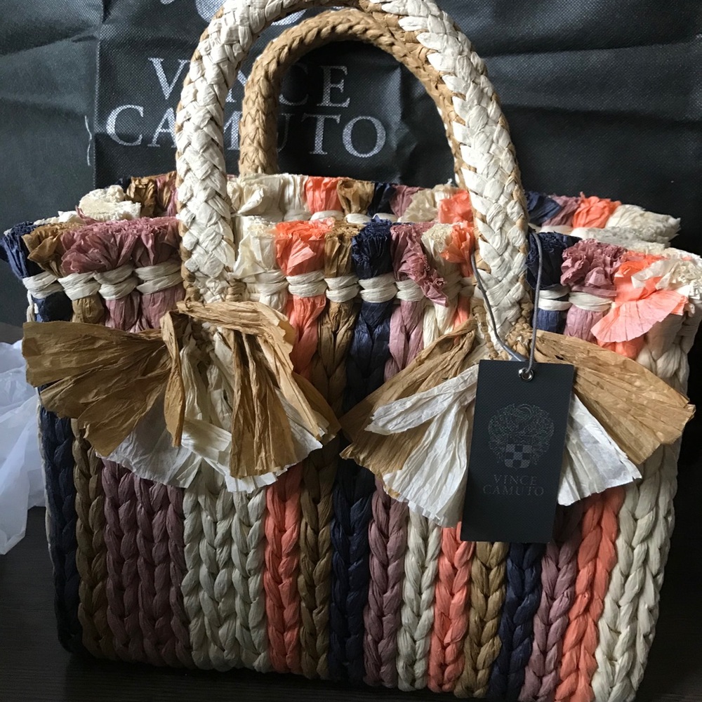 Small Emei Straw Satchel